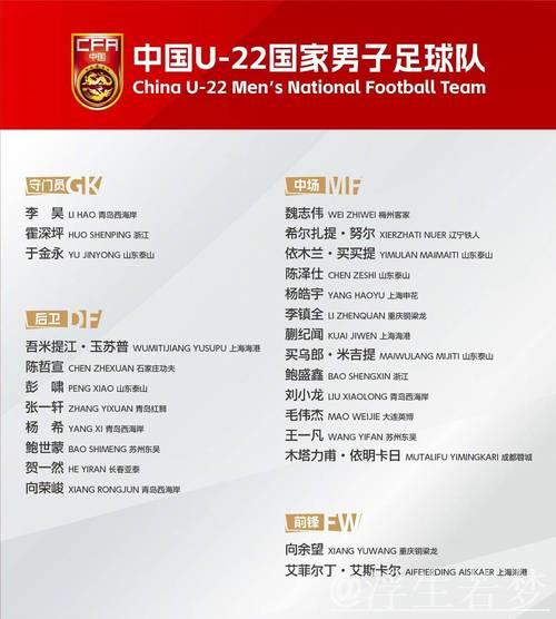 总台记者张宏达解析中国队阵容名单